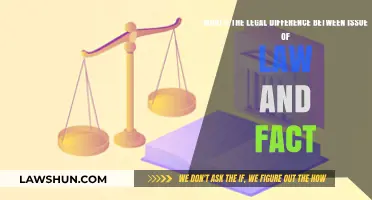 Understanding Legal Differences: Issues of Law vs. Fact
