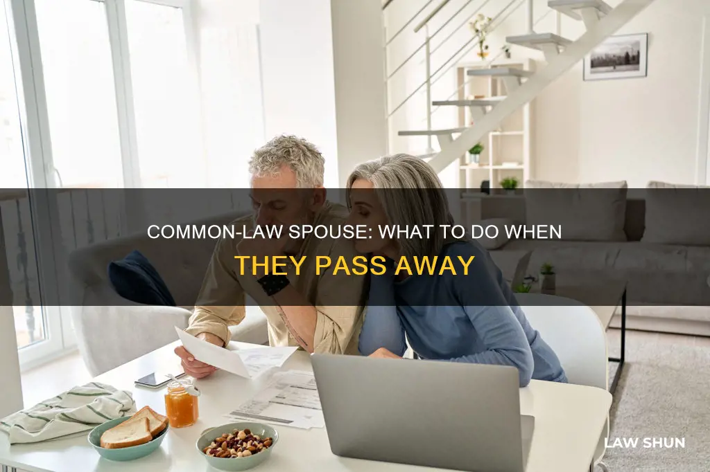 when a common law spouse dies