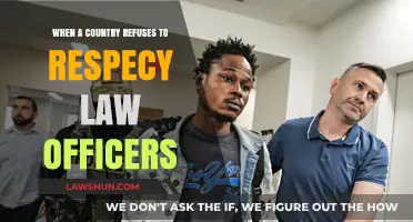 Consequences of Disregarding Law Enforcement: A Nation's Legal Crisis