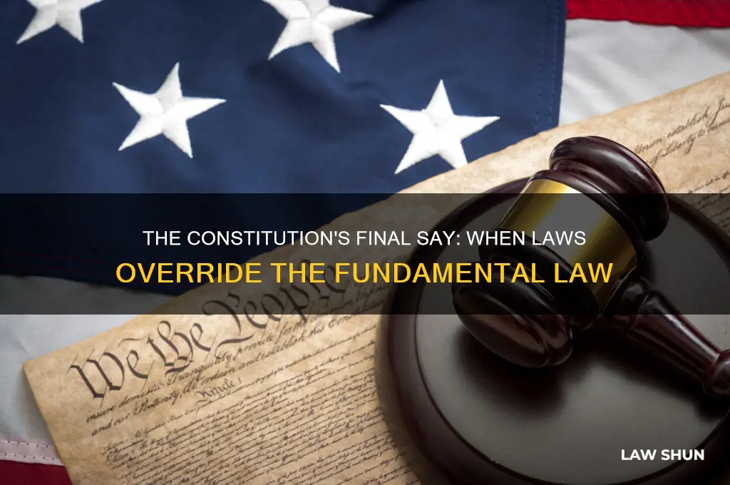 when a law breaks the constitution it is void