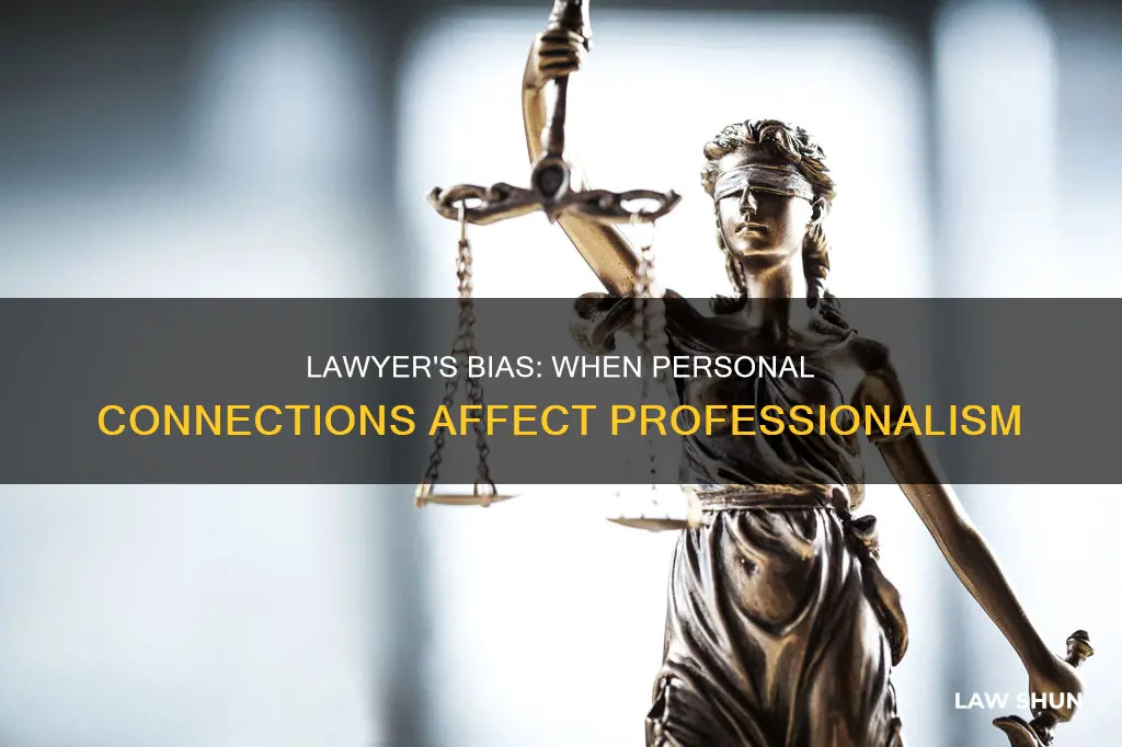 when a lawer is too close to case