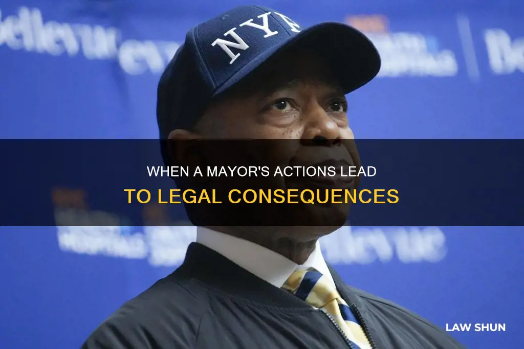 when a mayor breaks the law