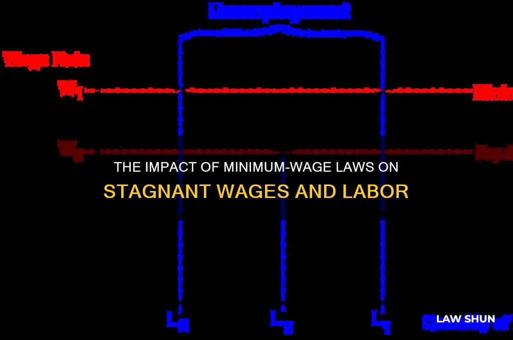 when a minimum-wage law forces the wage to remain