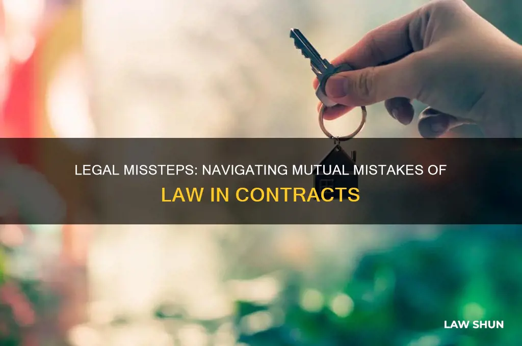 when a mutual or bilateral mistake is one of law