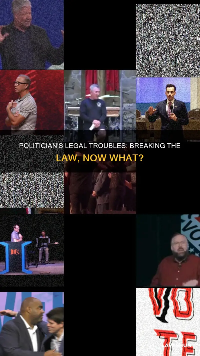 when a politician breaks the law