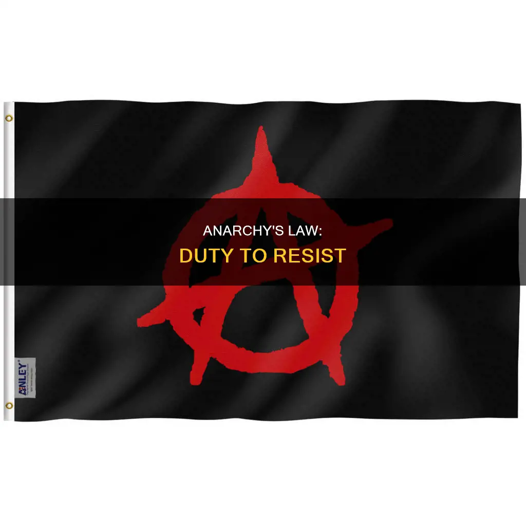 when anarchy becomes law resistance becomes duty