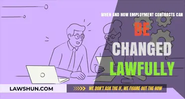 Employment Contracts: Lawful Changes and When to Make Them