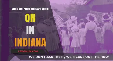 Indiana's Legislative Timeline: When Proposed Laws Go to Vote