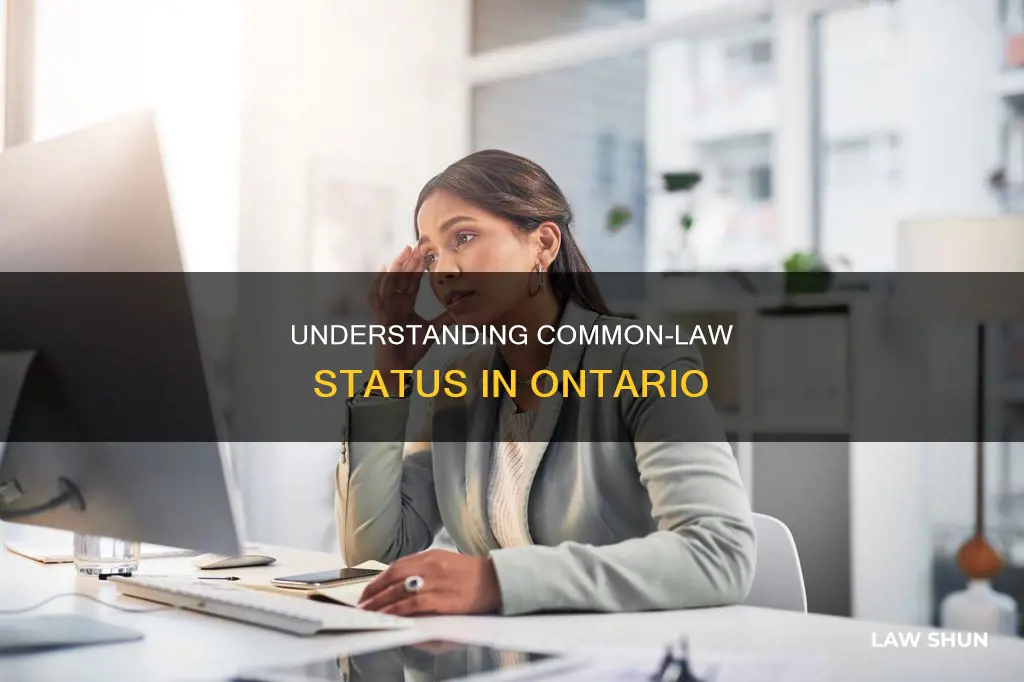 when are we common law in ontario
