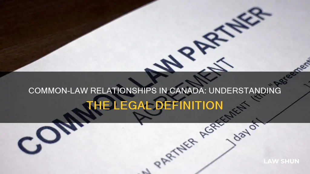 when are you common law in canada