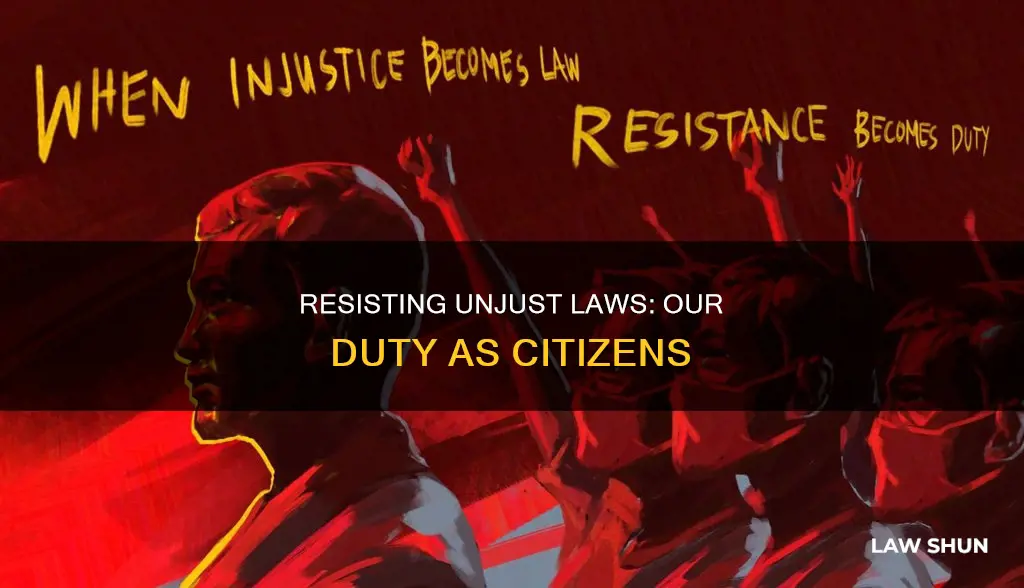 when becomes law resistance becomes duty