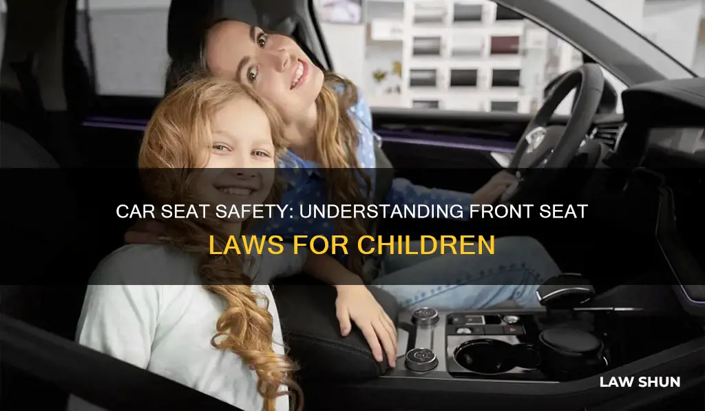 when can a child sit in the front seat law