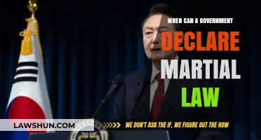 Martial Law: When Can a Government Declare It?