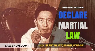 Martial Law: When Governors Can Declare It