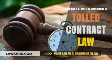 Contract Law: Tolling Statute of Limitations Explained