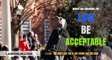 When Breaking the Law is Justified