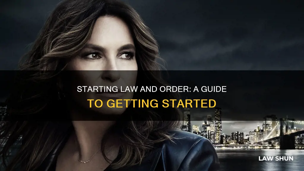 when can i start law and order