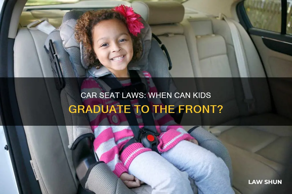 when can kids ride in the front seat mn law