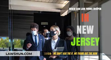 Law Firms Reopening: New Jersey's Plan and Timeline