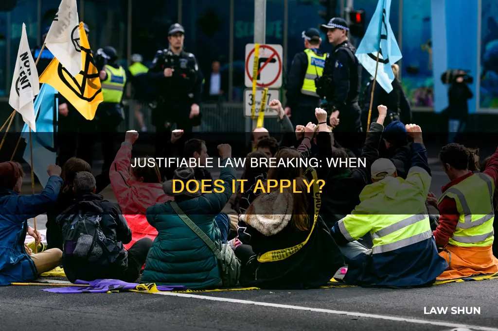 when can someone break the law