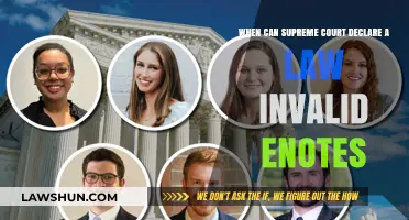 Supreme Court's Power: Invalidating Laws