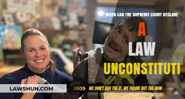 Supreme Court's Power: Declaring Laws Unconstitutional