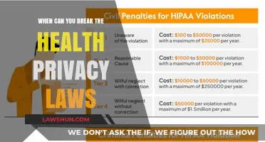 When Patient Privacy Laws Can Be Broken