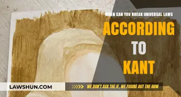 Kant's Exception: When Breaking Universal Laws is Justified