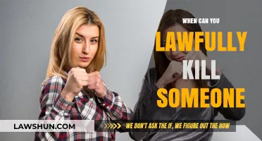 The Legal Right to Kill: When is it Justified?