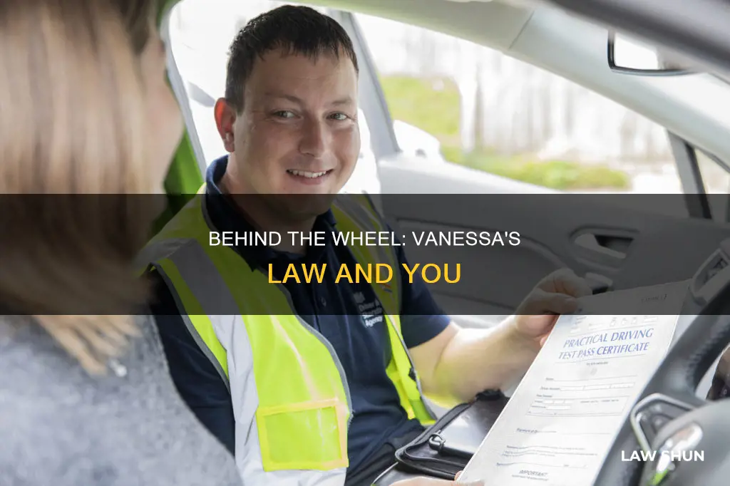 when can you take behind the wheel under vanessa