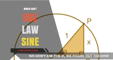 Sine Law: When It's Not Applicable