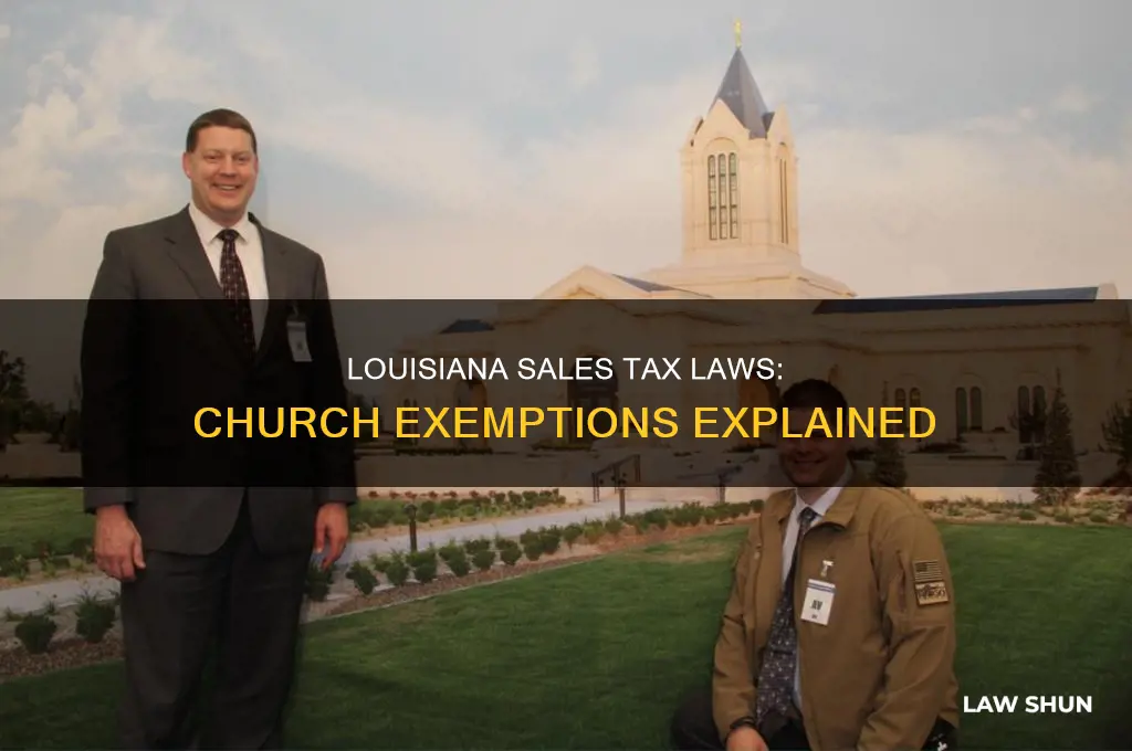 when churches and sales tax laws in louisiana