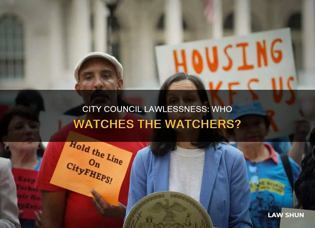 when city council is breaking the law