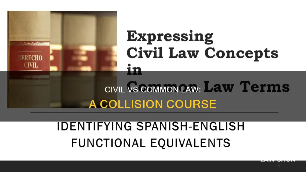 when civil law and common law collide