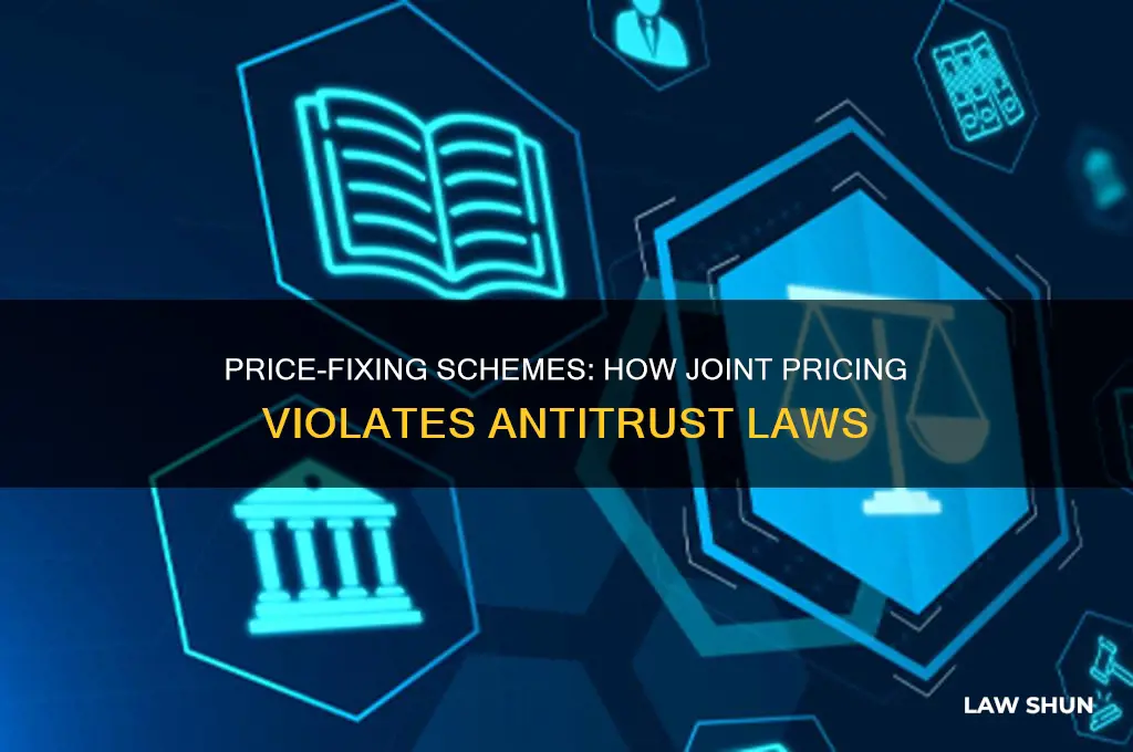 when companies jointly set prices is illegal under antitrust laws