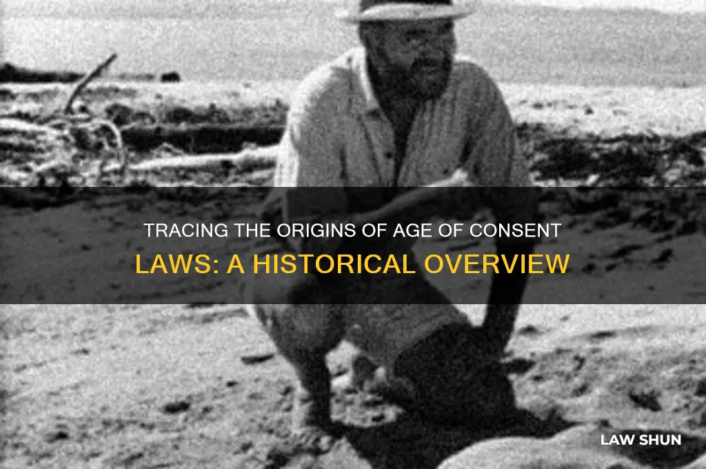 when did age of consent come into law
