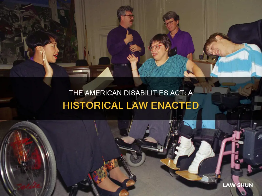 when did american disbilities act become law