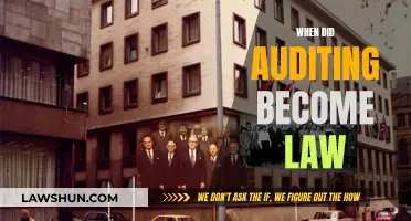 The Evolution of Auditing into Law