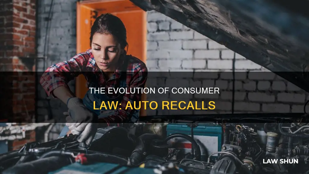 when did automobile recalls become consumer law