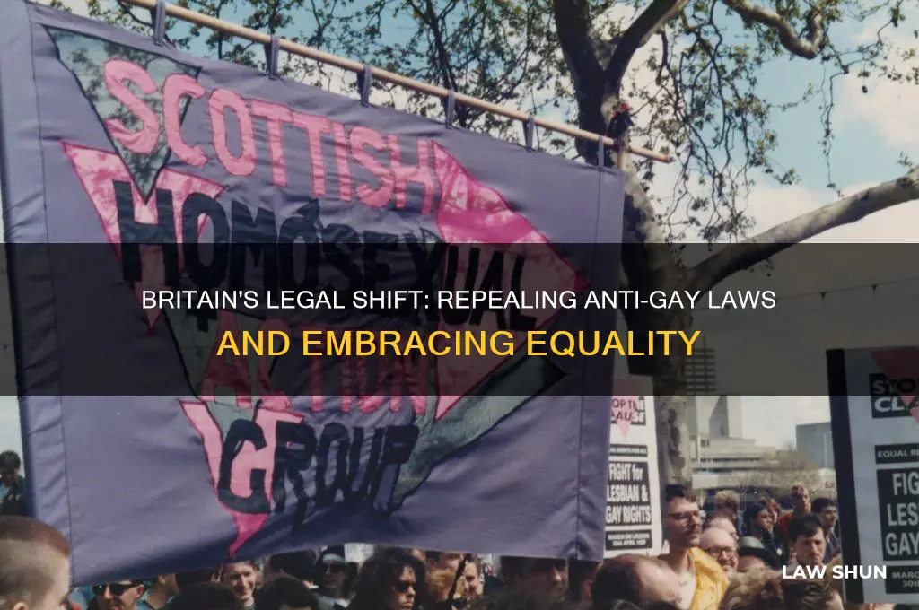 when did britain repeal anti gay laws