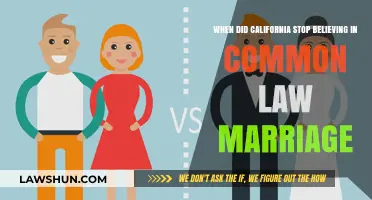 California's Common Law Marriage: A Thing of the Past