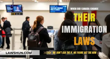 Canada's Immigration Laws: A Historical Shift