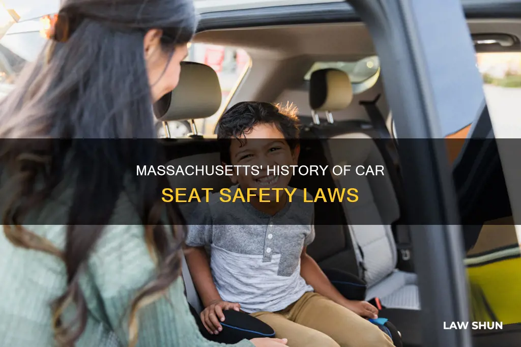 when did car seats become law in massachusetts