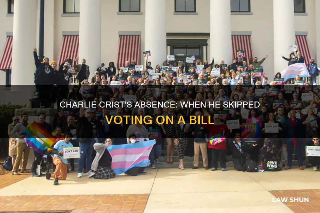 when did charlie crist not vote on a bill law