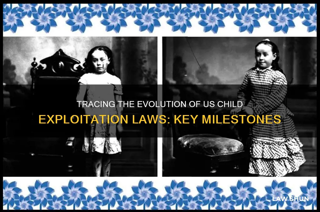 when did child exploitation laws happen in the us