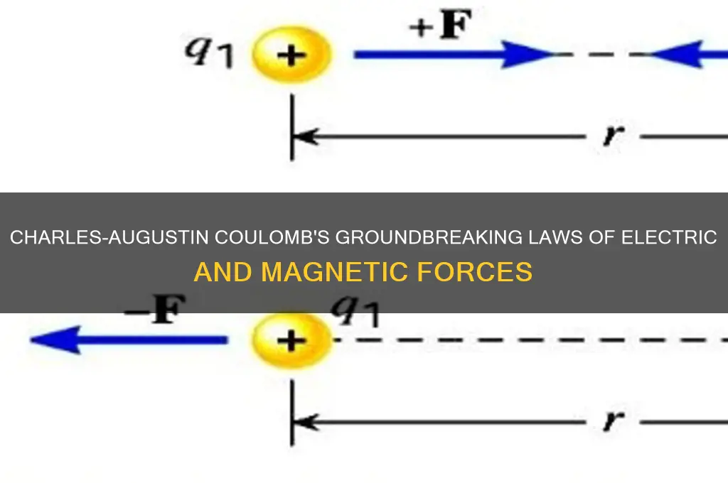 when did coloumb establish laws of electric and magnetic forces