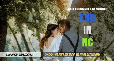 Common Law Marriage: North Carolina's End Date