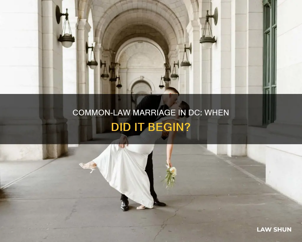 when did common law marriage in dc begin