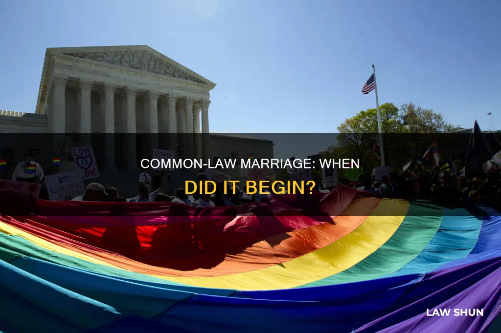when did common law marriage start