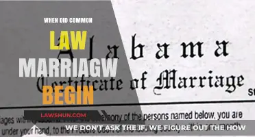 The History of Common-Law Marriage